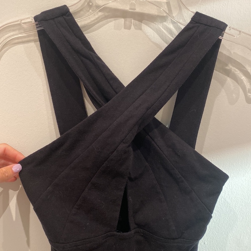 Crossover key hole mini bodycon dress size small